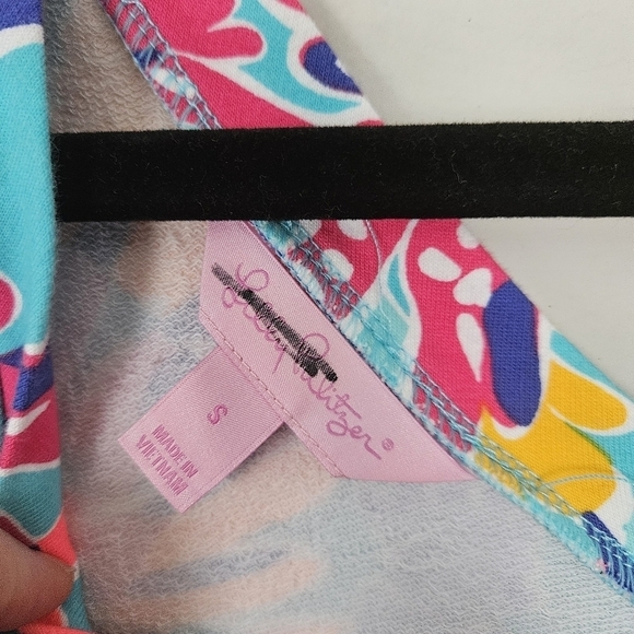 Lilly Pulitzer Anastasia Dress in Aqua French Terry size S - Picture 6 of 7